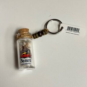Nassau Bahamas Keychain with Shells